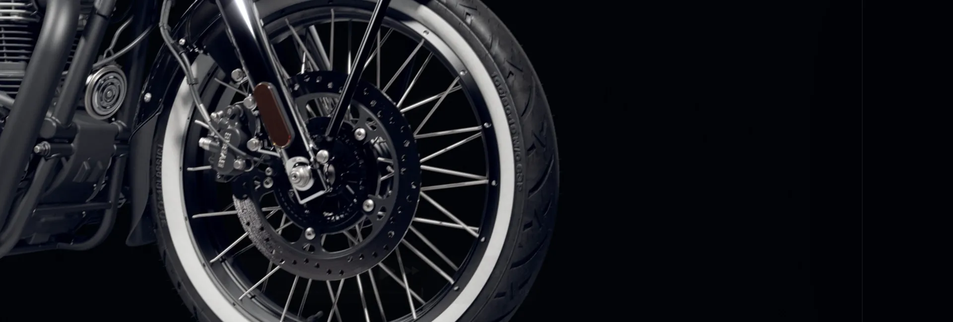 チューブレス・スポークホイールとホワイトウォール・タイヤ